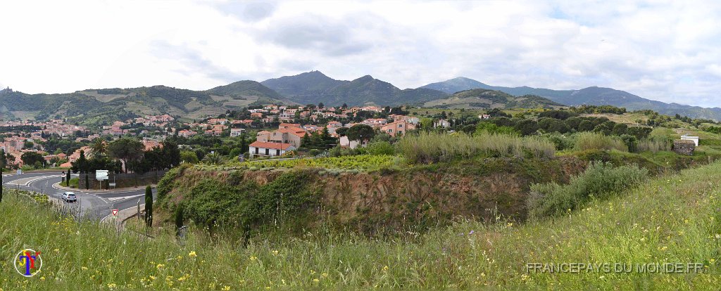 Panorama sans titre6 modifie 1.jpg - Collioure. L'entrée du village. Mai 2013