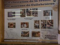 fabrication  Collobrières (83) - Musée du marron - 01 juin 2018.