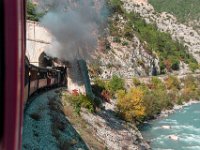 Petit train des Pignes 04 octobre 2018 45  Puget Théniers (06) - Entrevaux (04) - Annot (04) - 04 octobre 2018.