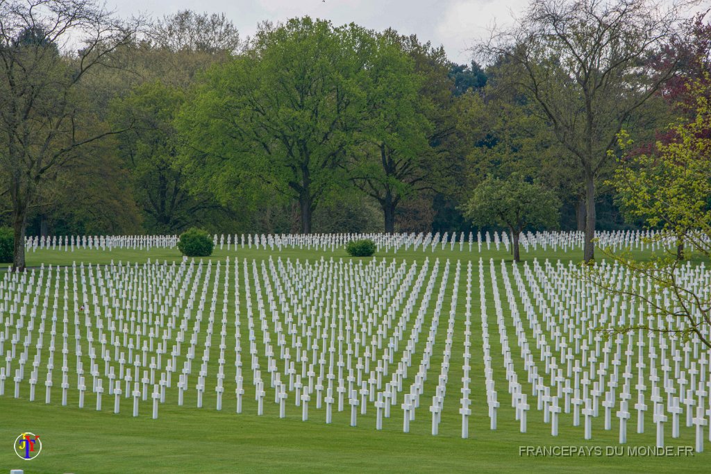 Cimetiere Americain mai 2019 40.jpg - Saint-Avold (57) - Le cimetiere Américain - Mai 2019