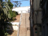 Oran - Escalier près de l'ancienne mairie d'Oran. En haut la rue Philippe - 2010