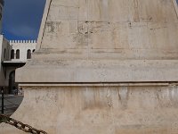 Oran - Le socle du monument des Cheminots - 2012