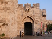 Jérusalem, Porte de Jaffa. Août 2008.