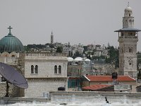 Vue depuis la terrasse de l'hospice autrichien. Jérusalem 2010