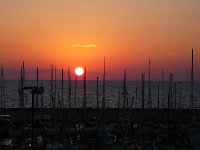 Tel Aviv, coucher de soleil  depuis l'hôtel.