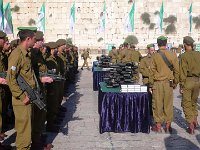 Esplanade du mur des Lamentations.Cérémonie du Nahal "jeunesse pionnière combattante".