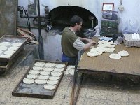 Le boulanger dans la vieille ville de Jérusalem.