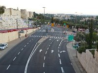 Jérusalem jour de kippour pas de voiture sur les routes.