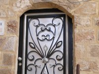 Porte vue dans la vieille ville de Jérusalem.