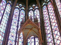 La Sainte Chapelle, un vrai joyau. Située dans l'enceinte du Palais de Justice de Paris. 26 juillet 2011