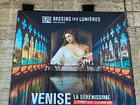 Bassins des lumieres Venice la serenissima 27 12 22 2  Affiche du spectacle - Base sous marine - Bordeaux 27 decembre 2022