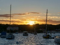 coucher de soleil 5  99  - Porquerolles (Hyères) - 83 - Coucher de soleil depuis le port