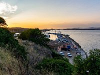 123  - Porquerolles (Hyères) - 83 -Coucher de soleil depuis les hauteurs de Porquerolles