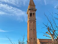 Burano - Italie -Campanile penché de l'église San Martino