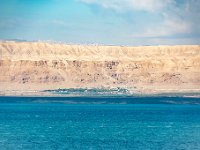 Jordanie - La mer morte -  Au sommet de la montagne, on aperçoit Jérusalem - 21 novembre 2023