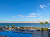 Jordanie - La mer morte - Vue depuis les piscines de l'hôtel - 21 novembre 2023