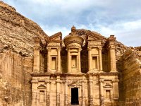 Jordanie - Le Monastère - Le Deir - (Petra) - 1er siècle Av/JC - 45m de haut - 50m de large - A l'époque Byzantine a été converti en église d'où son appellation de "Monastère" - 22 novembre 2023