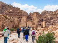 Jordanie - Petra - La rue à colonnades - 22 novembre 2023