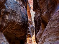 Jordanie - Petra - Le Siq - Fin du Siq - 22 novembre 2023