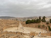 Jordanie - Jerash vers 175 et 164 Av/JC - Forum ovale et Cardo Maximus - 19 novembre 2023