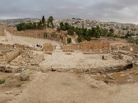 Jordanie - Jerash vers 175 et 164 Av/JC - Forum ovale et Cardo Maximus - 19 novembre 2023