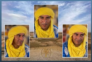 Portarait Agafay Personnage Marocain