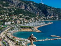 Menton 28 09 24 100  Menton - 06 - 28 09 2024 - Vue depuis le cimetière du vieux château