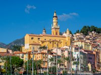 Menton 28 09 24 54  Menton - 06 - 28 09 2024 - La basilique Saint-Michel Archange et le vieux Menton