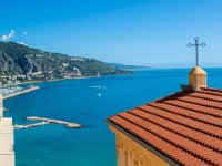 Menton 28 09 24 94  Menton - 06 - 28 09 2024 - Vue depuis le cimetière du vieux château