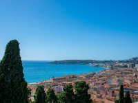 Menton 28 09 24 98  Menton - 06 - 28 09 2024 - Vue depuis le cimetière du vieux château