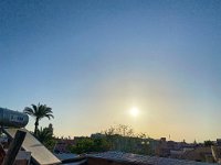 Maroc - Marrakech - Avril 2024 -Lever de soleil depuis le Riad Al Amine