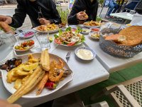 Dans un quartier populaire de Marrakech